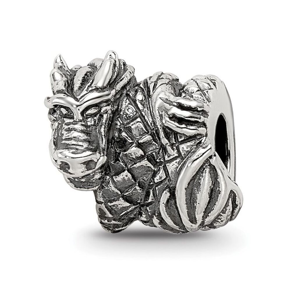 Kazi Luxury Sterling Silver Reflections Dragon Be… - image 1